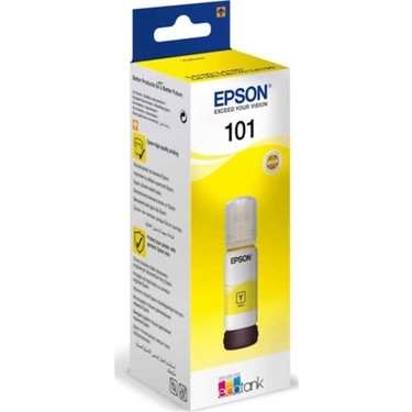 Epson%20101-c13t03v44a%20Sarı%20Orjinal%20Mürekkep%20Şişesi%20%2070%20ML
