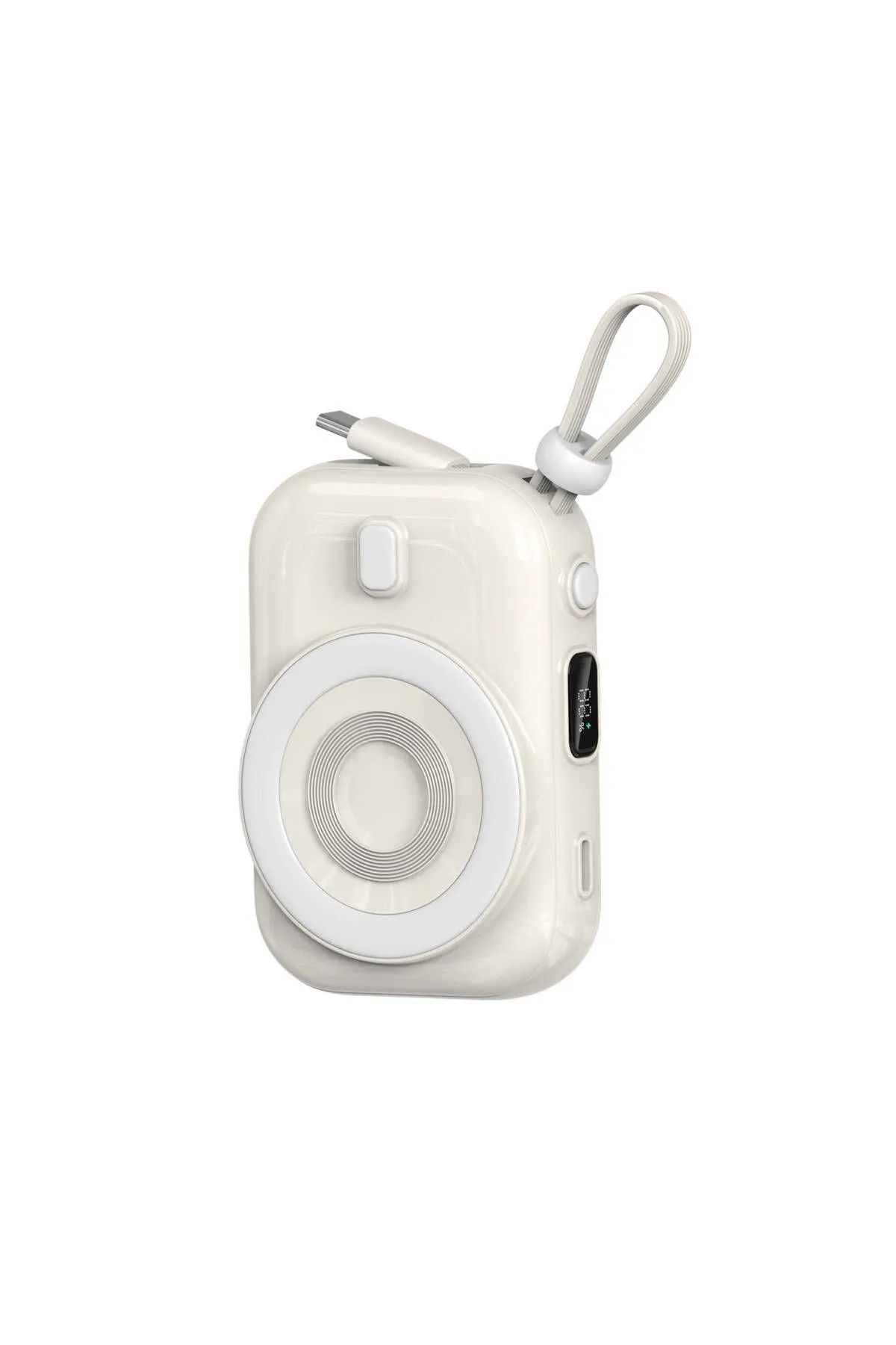 Wiwu%20Wİ-P041%20Snail%20Magnetic%20Powerbank%20White