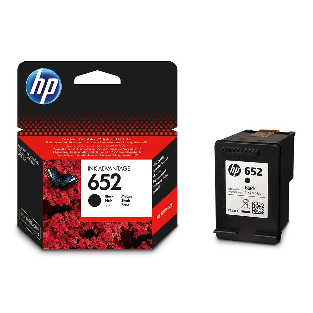 HP%20652%20Siyah%20Orjinal%20Mürekkep%20Kartuşu%20F6V25AE