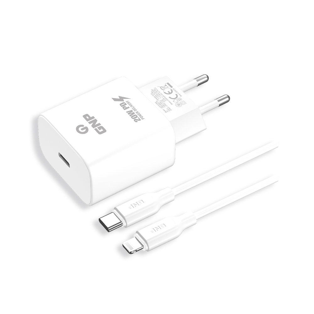 GNP%2020%20W%20Lightning%20Kablo%20Ve%20Şarj%20Cihazı
