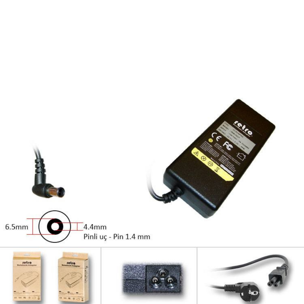 RETRO%20Sony%2019.5V%204.7A%2090W%20VGP-AC19V42%20Notebook%20Adaptör%20RNA-SN10