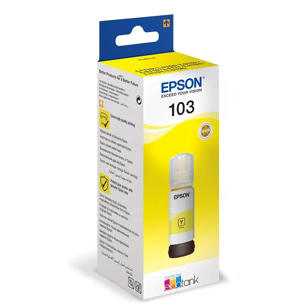 Epson%20103-C13T00S44A%20Sarı%20Orijinal%20Mürekkep