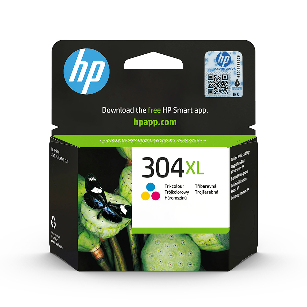 HP%20N9K07AE%20NO:304XL%20MÜREKKEP%20KARTUŞ%20300%20SAYFA%20RENKLİ