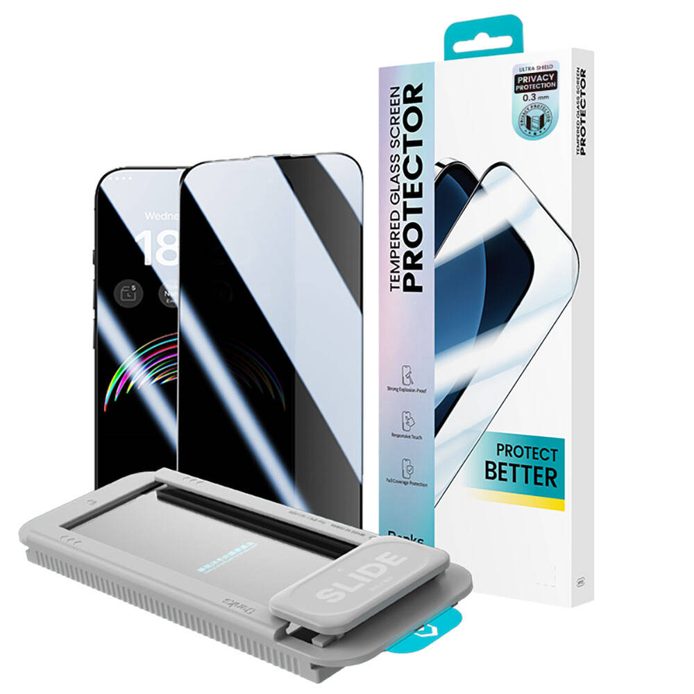 Apple%20iPhone%2015%20Pro%20Benks%20V%20Pro%20Ultra%20Shield%20Privacy%200.3mm%20Ekran%20Koruyucu%20+%20Kolay%20Uygulama%20Aparatlı
