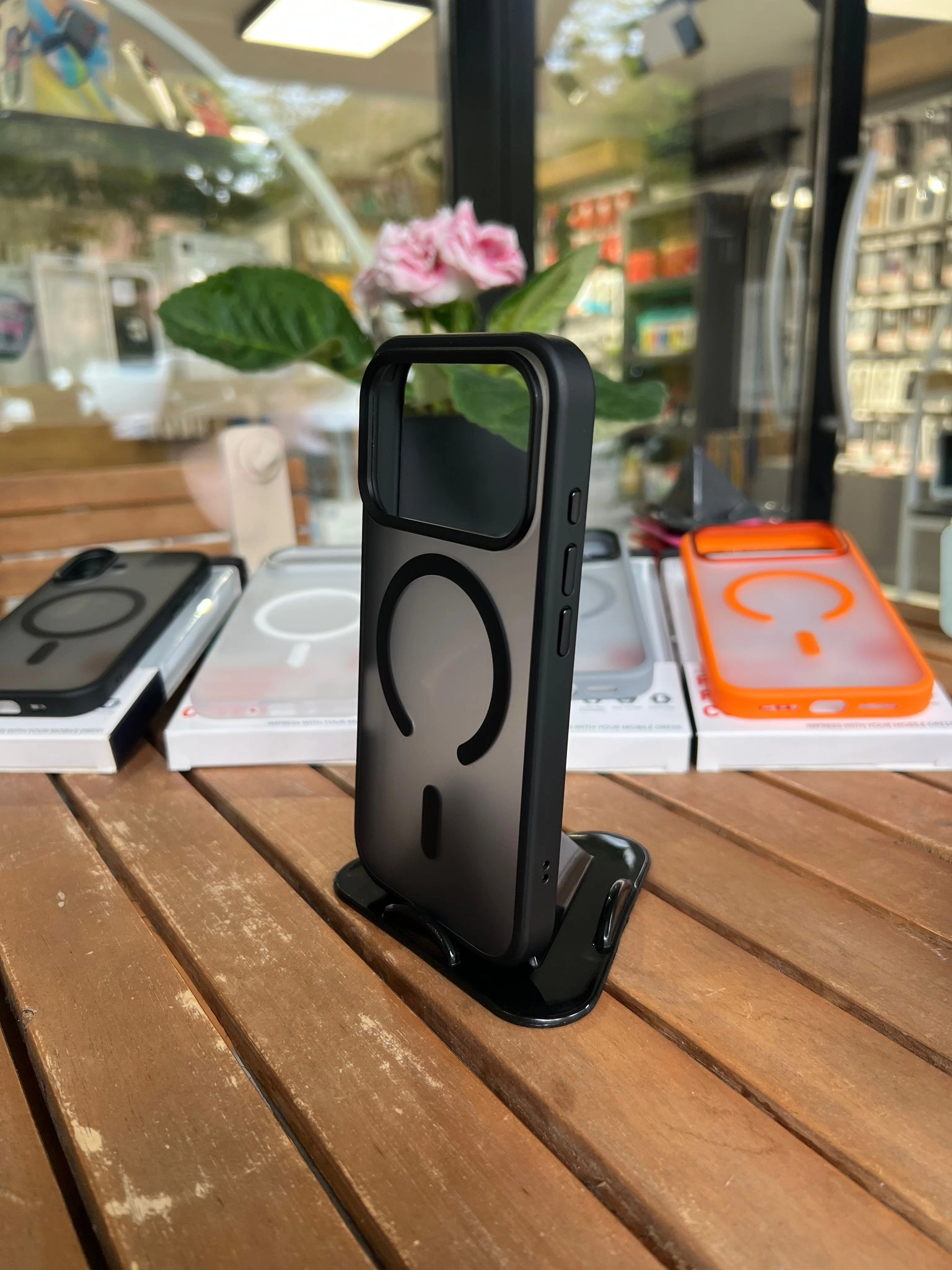iPhone%2017%20Pro%20Spada%20Alumınıum%20Magsafe%20Black%20Kapak