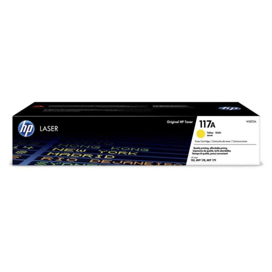 HP 117A Orijinal 700 Sayfa Kapasiteli Sarı Toner (W2072A)
