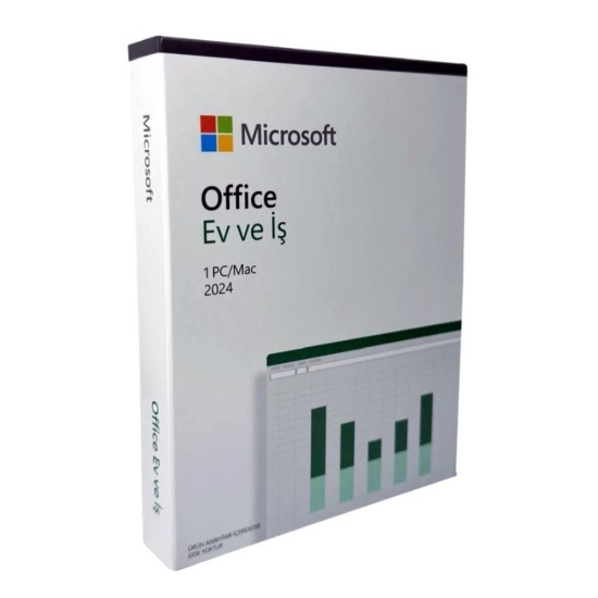 Microsoft Office 2024 Ev İş Türkçe Kutu Lisans