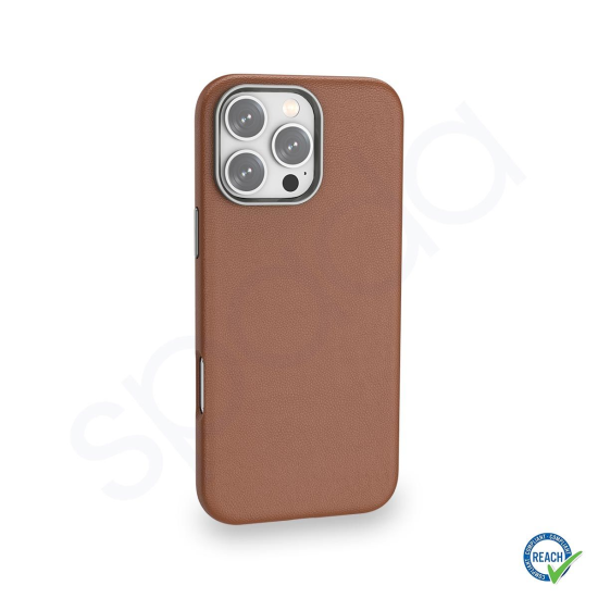 iPhone 16 Pro Spada Pelle Kahverengi Kapak