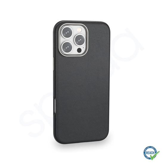 iPhone 16 Pro Spada Pelle Siyah Kapak