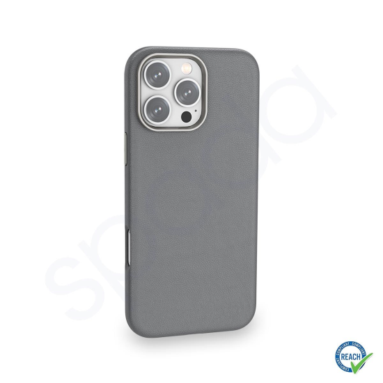 iPhone 16 Pro Spada Pelle Gri Kapak