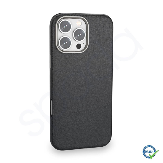 iPhone 16 Pro Max Spada Pelle Siyah Kapak