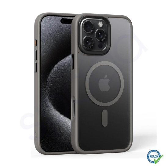 iPhone 16 Pro Max Spada Panzer Magsafe Gri Kapak