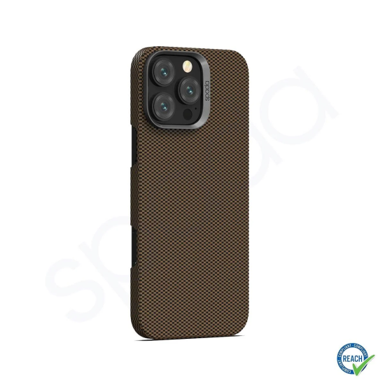 iPhone 16 Pro Spada Kevlar Magsafe Kahverengi Kapak