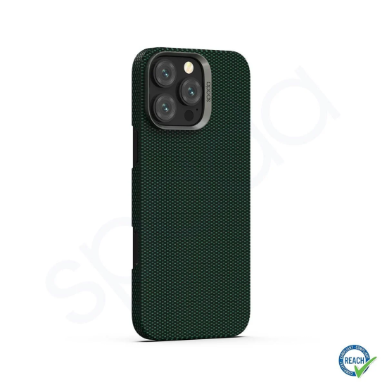 iPhone 16 Pro Spada Kevlar Magsafe Yeşil Kapak
