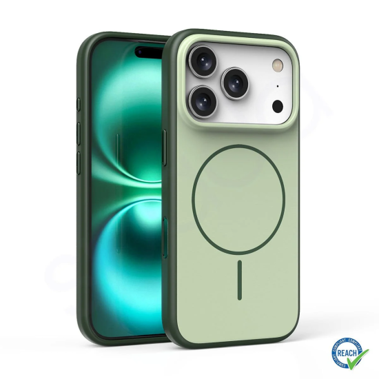 iPhone 17 Pro Max MagSafe Yeşil Kapak Spada Doppel