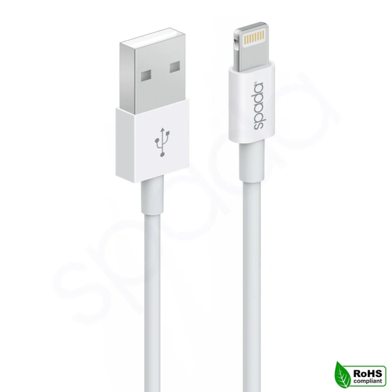 Spada Titanium Seri KBL-55WH Lightning 1 metre Beyaz Kablo