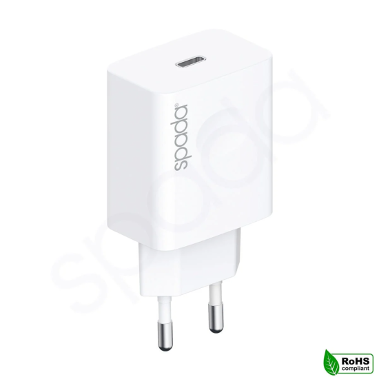Spada Type-C Çıkışlı Ev Şarjı - SPD18W0510EU 22W PD