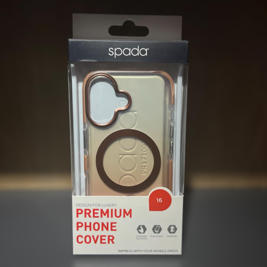 iPhone 16 Spada Icon Magsafe Titanium Gold Kapak