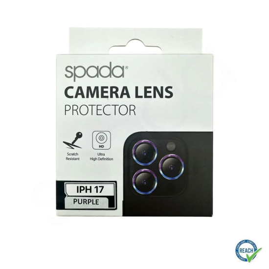 iPhone 17 Spada Kamera Lens Koruyucu - Purple