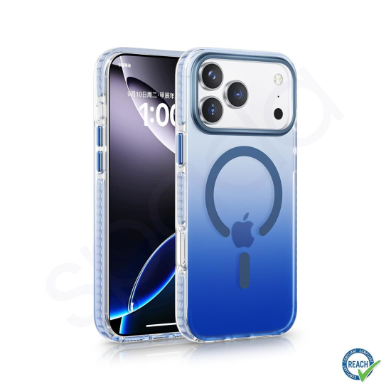 iPhone 17 Pro Spada Icon Magsafe Mavi Kapak