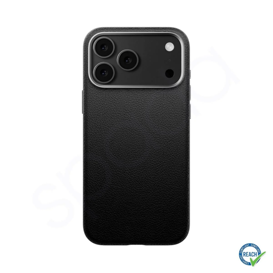 iPhone 17 Pro Spada Pelle MagSafe Siyah Kapak