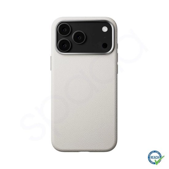 iPhone 17 Pro Spada Pelle MagSafe Beyaz Kapak