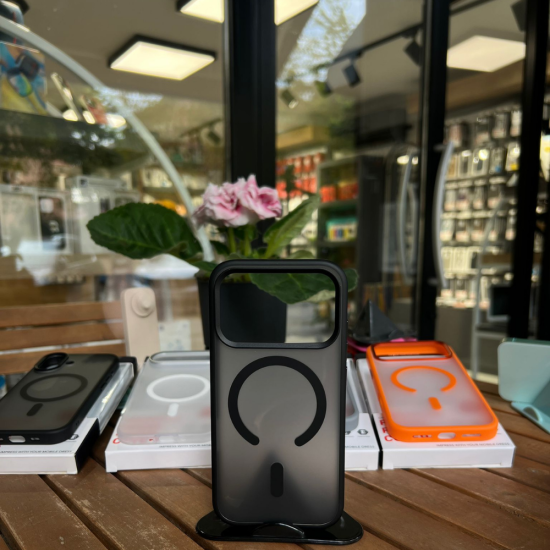 iPhone 17 Pro Max Spada Alumınıum Magsafe Black Kapak