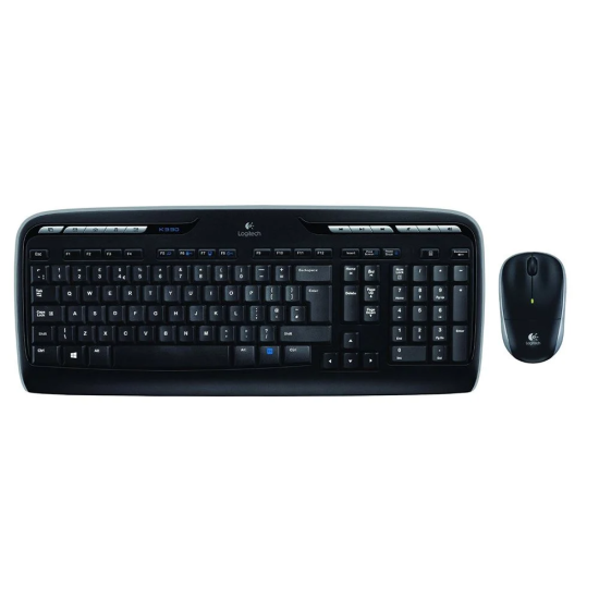 Logıtech MK330 Kablosuz Set MM Q TR USB Siyah