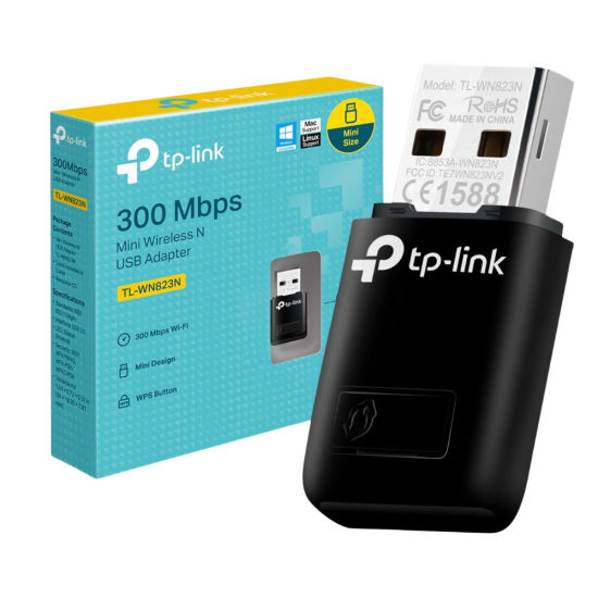 TP-Link TL-WN823N 300Mbps Wi-Fi Mini USB Adaptör