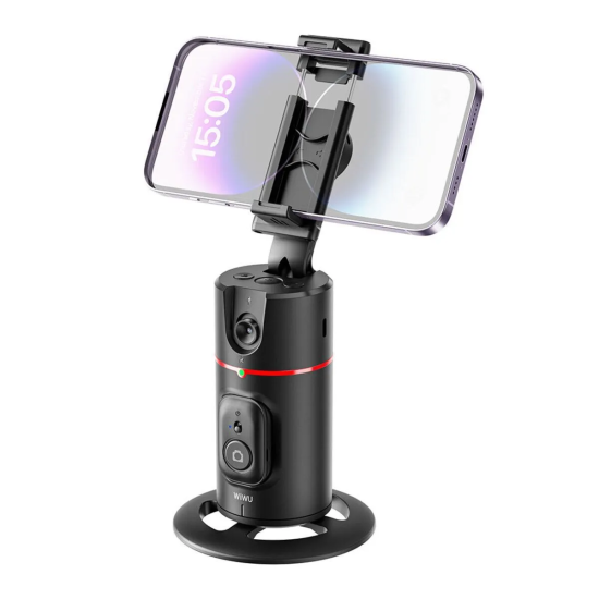 Wiwu Wi-SE008 Canlı Yayın 360 Derece Dönebilen Akıllı Yüz Tanıma Takip Standı