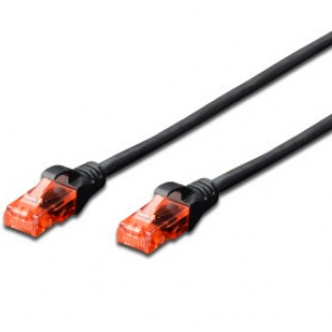 DIGITUS DK-1617-020/BL UTP CAT6 PATCH KABLO SİYAH 15 METRE