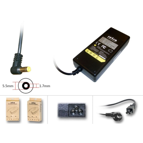 Retro 90W Acer Packard Bell Laptop Adaptör