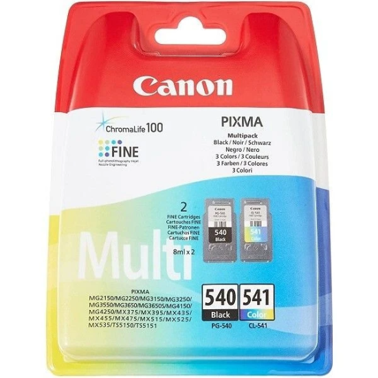 Canon PG-540/CL-541 Multi-Pack Orijinal 2’li Mürekkep Kartuşu Seti