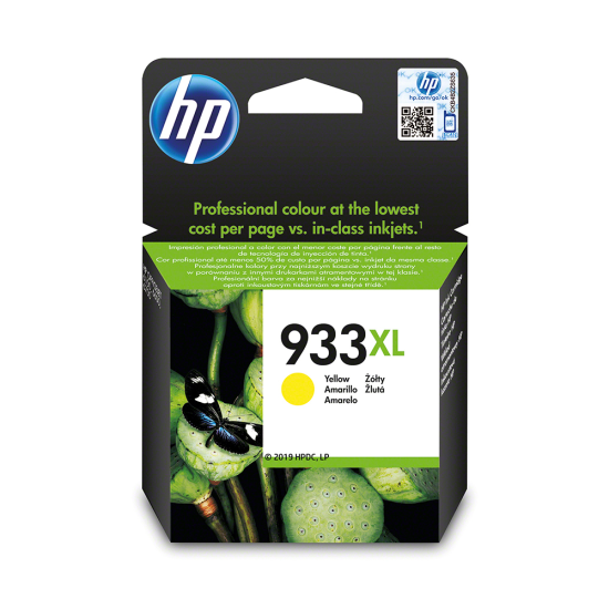 HP 933XL Yüksek Kapasiteli Sarı Orijinal Mürekkep Kartuşu CN056AE