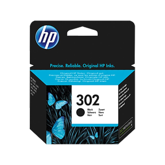 HP F6U66AE (302) SIYAH MUREKKEP KARTUSU 190 SAYFA