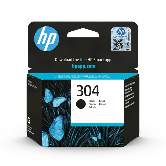 HP 304 Orijinal Siyah Mürekkep Kartuşu (N9K06AE) - 120 Sayfa