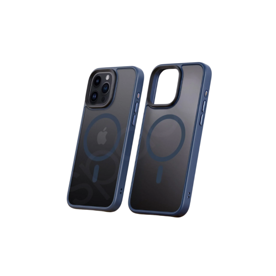 iPhone 15 Pro Max Spada Panzer Magsafe Dark Blue Kapak