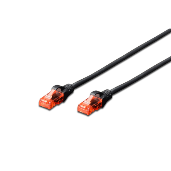Dıgıtus DK-1617-050/BL Cat6 Patch Kablo Siyah 5 Metre