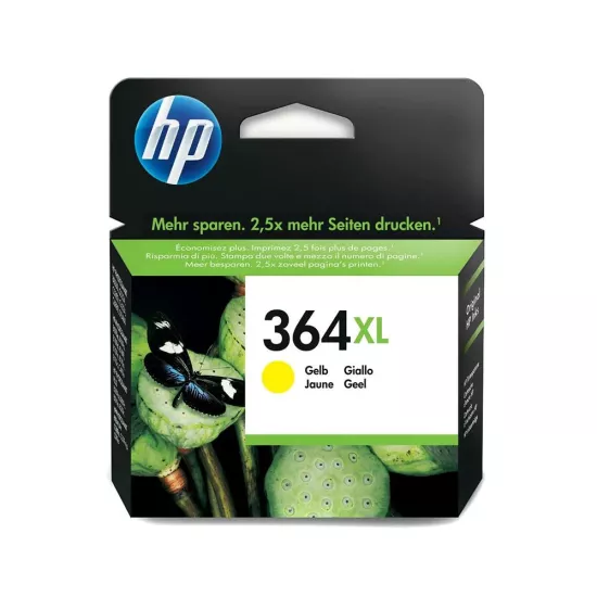 HP 364XL CB325EE Orijinal Mürekkep Kartuş 750 Sayfa – Sarı