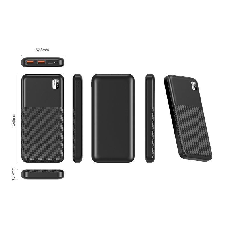 Xipin%20PX721%20Power%20Bank%2010000%20Mah%20Black